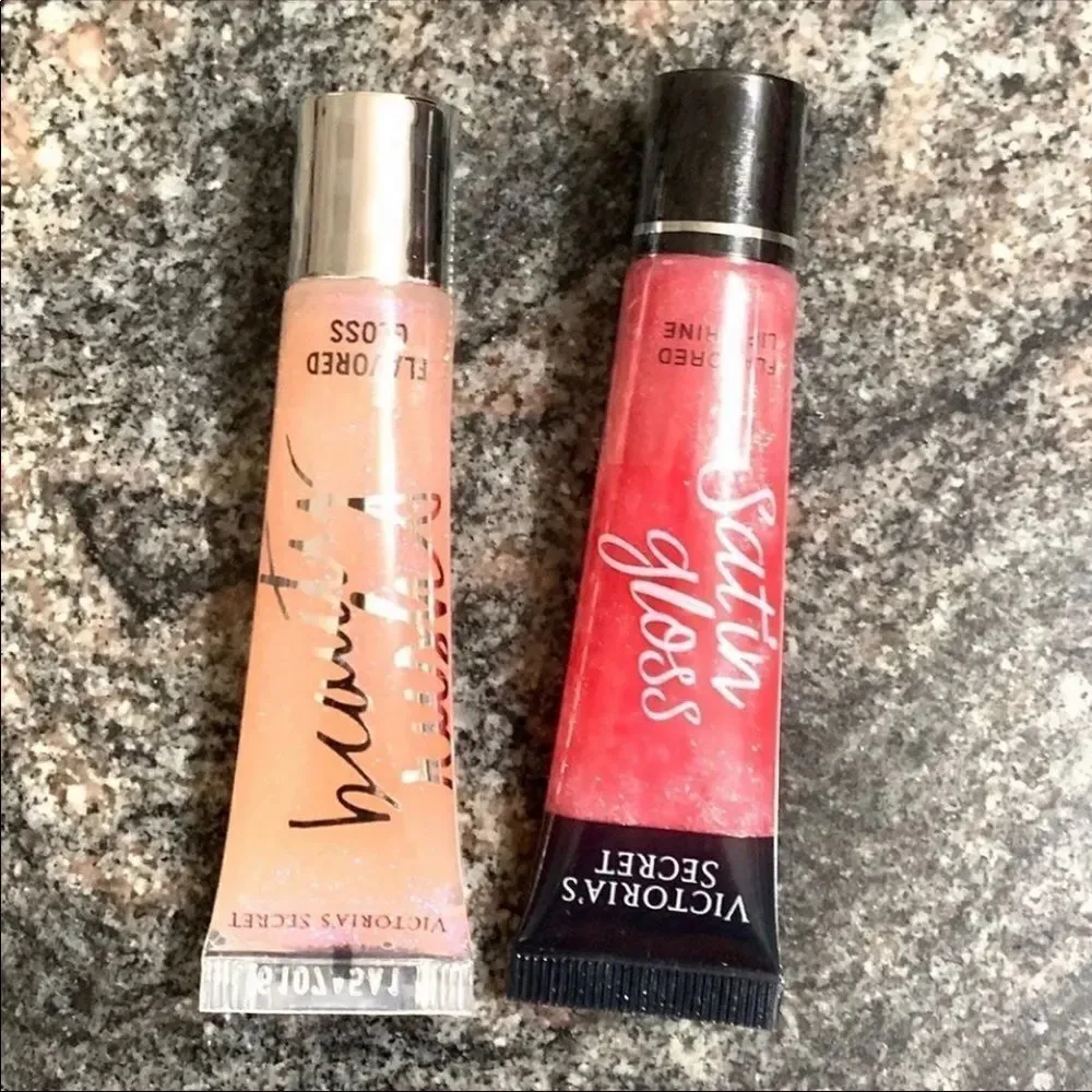 Victorias Secret set 2 satin beauty rush lipgloss